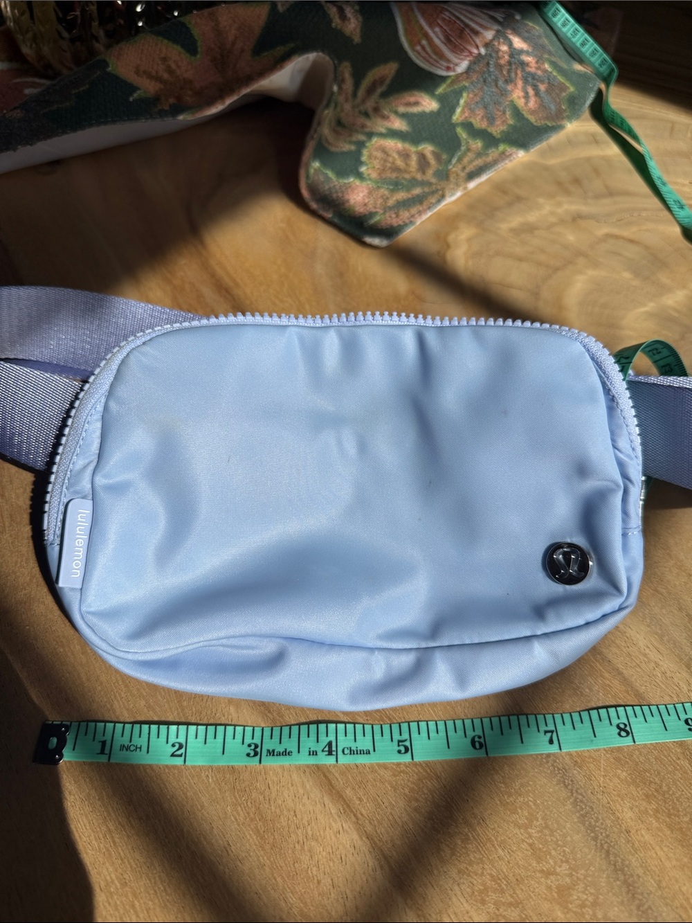 lululemon athletica Light Blue Crossbody Waist Pouch